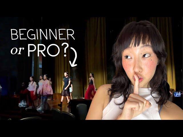 What happens when a pro model sneaks into a beginner runway??