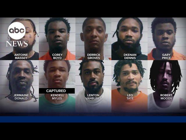 Urgent search underway after 10 inmates escape in brazen New Orleans jailbreak