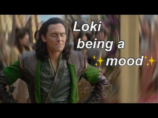 Loki being a meme and an absolute mood