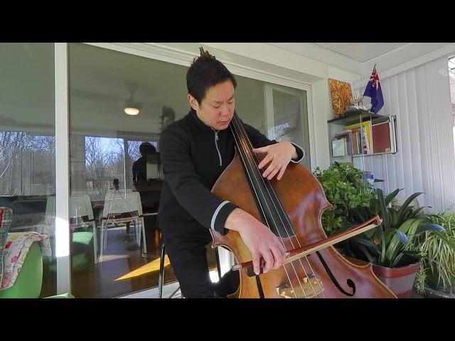 Owen Lee | Francaix Theme Varie (Theme and Variations) for double bass solo