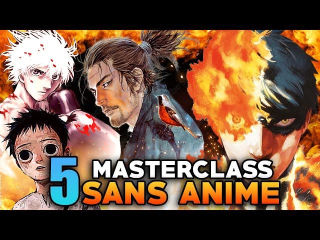 5 MASTERCLASS sans ANIME (c'est honteux)