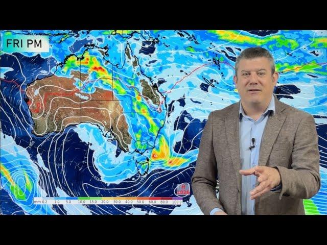 Australia: Downpours to track eastwards into VIC and NSW