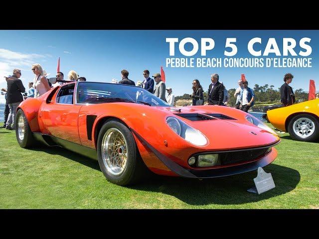 Top 5 Cars: Pebble Beach Concours d'Elegance 2019 | Carfection