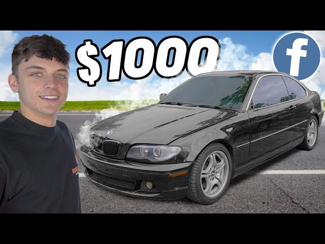 I Bought A $1000 BMW Off FaceBook & It Blew Up...