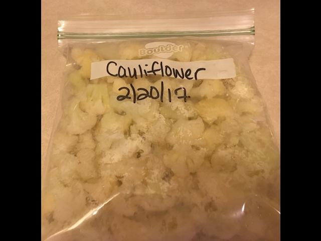 HOW TO: FREEZE CAULIFLOWER