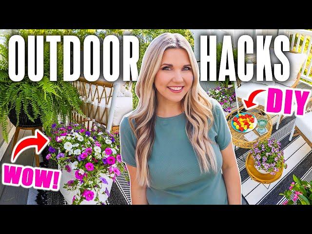 10 Mind-Blowing Outdoor Hacks to Upgrade Your Space in Minutes!