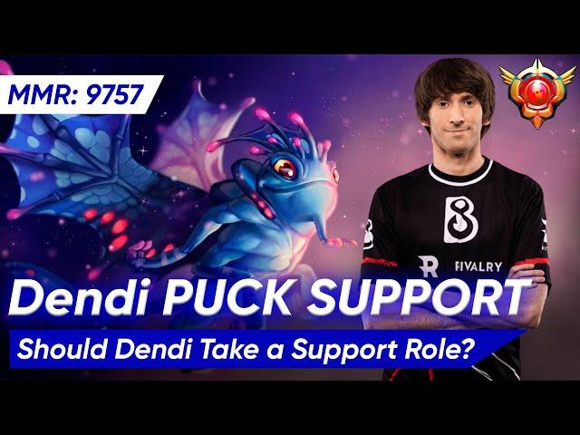 Dendi SHOCKING Pick PUCK SUPPORT | Dota 2 Pro Gameplay