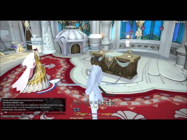 FFXIV Stigmar and Menerva's Wedding day