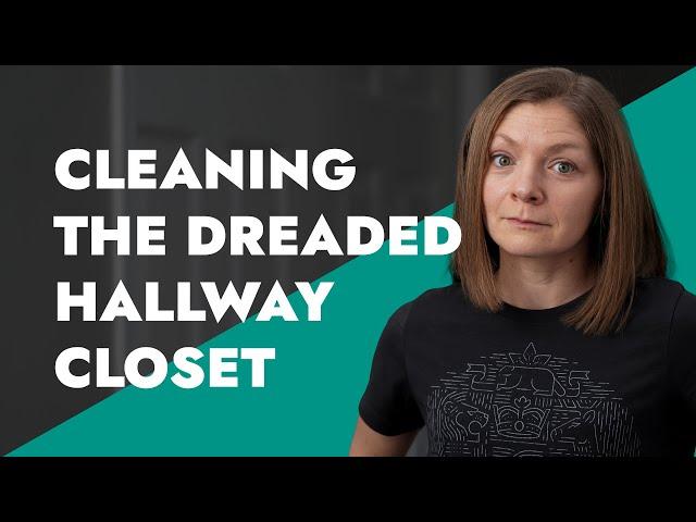 3 Simple Steps to a Clutter-Free Hall Closet | Clean With Me | Mom of 6