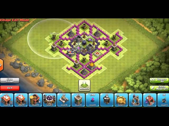 Clash Of Clans   Town Hall Level 8   Farming Base Defense   Speed Build