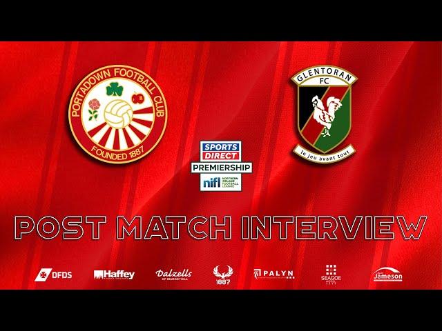 Niall Currie Post Match Interview | Glentoran | 17/08/24