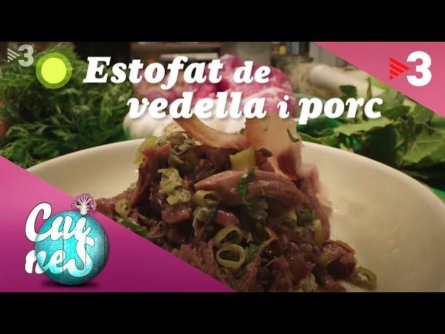 Estofat de vedella i porc - Cuines