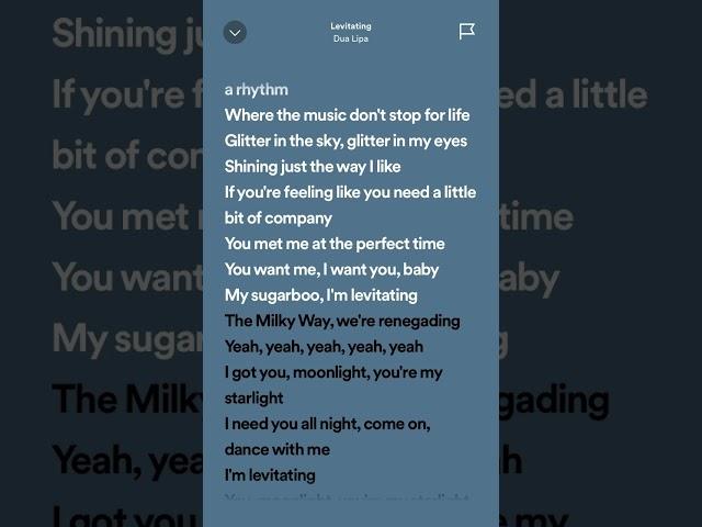 Dua Lipa - Levitating #hits #tiktok #trending #lyrics #viralhits #spotifylyrics #dualipa #music