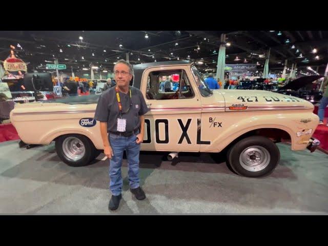 ￼ Muscle Car and Corvette nationals 1of1 427 F100 factory drag truck #ford #f100 #nhra #dragracing 