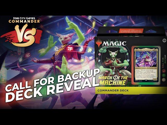 Call For Backup Full Deck Reveal! | March of the Machine Commander Deck