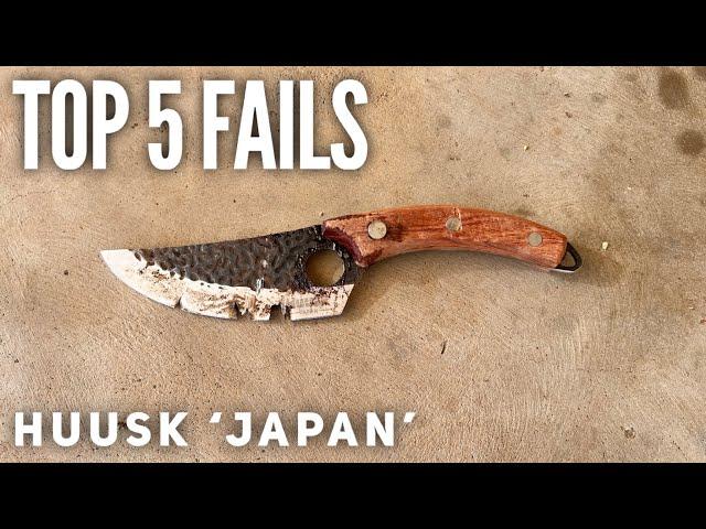 TOP 5 HUUSK Knife FAILS