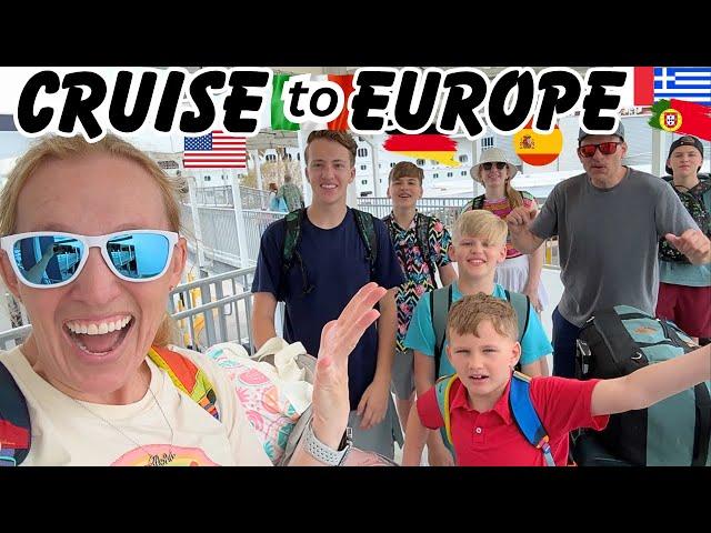 One Way Ticket to Europe - Family of 10!