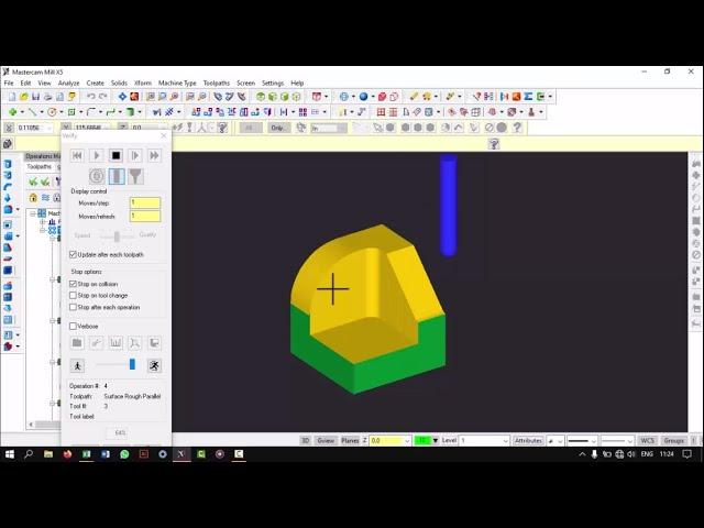 MasterCam X5 || Basic Milling Example || Random part