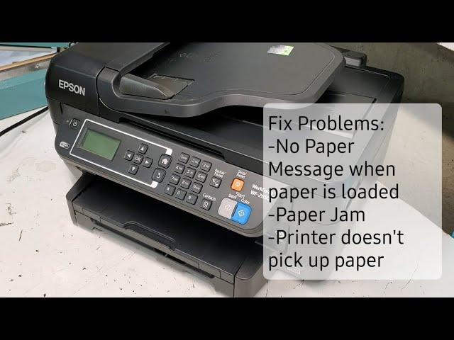 Fix Paper Missing and Jam Problems on Epson Workforce Printers WF-2650 WF-2660 WF-2750 WF-2760