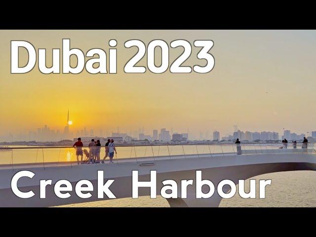 Dubai [4K]  Wonderful Dubai Creek Harbour Walking Tour | United Arab Emirates 