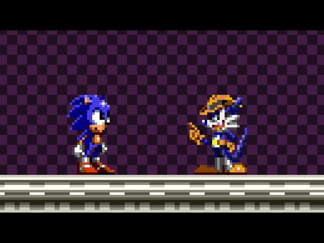 "We’ll settle it man to man!" | Sonic Vs. Fang/Nack | 8-bit Animation