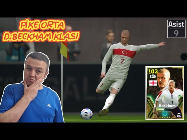 PİKE ORTA YAPAN D.BECKHAM RAKİBİN AYARLARI İLE OYNADI ● eFootball 2024 MOBİLE GAMEPLAY