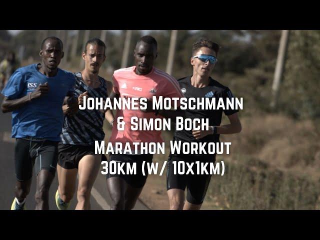 Johannes Motschmann & Simon Boch - Marathon Specific Workout