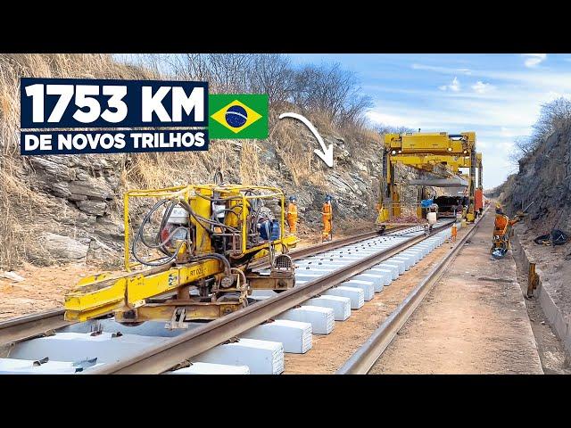 TRANSNORDESTINA - A MAIOR OBRA Ferroviária em Execução no Brasil