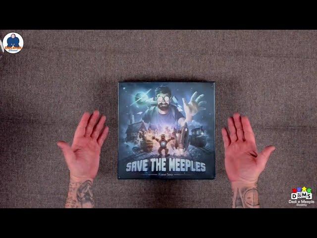 UNBOXING SAVE THE MEEPLES - Board Game - #indabox