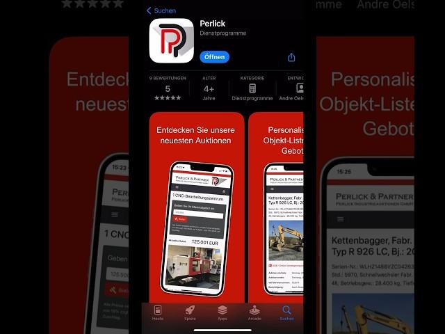 Kennt ihr schon unsere Perlick-App? Ihr könnt ganz bequem am Handy Gebote abgeben  #auktion