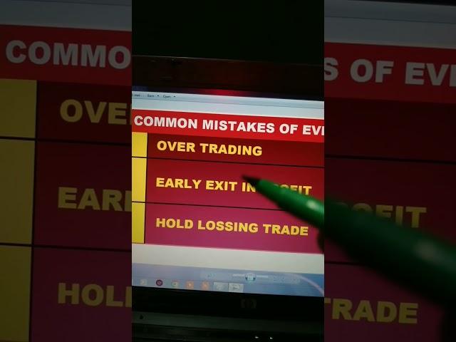 3 Common mistakes of 90% Trader | Don't do this #shorts #optionstrading