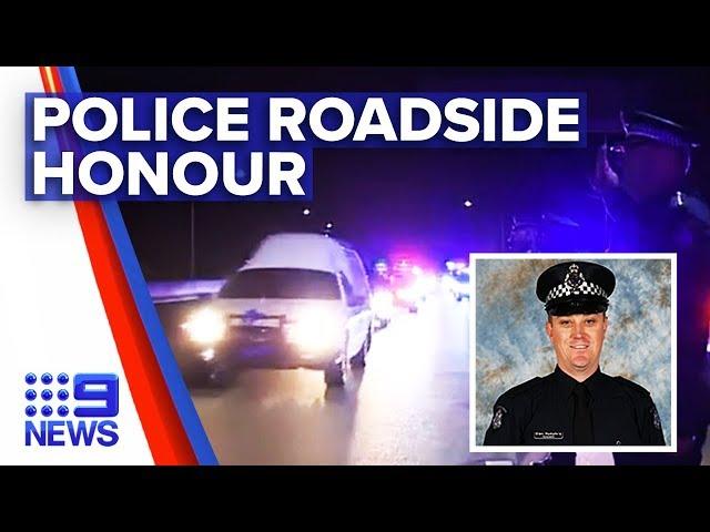 Officer Glen Humphris’ body returned to NSW hometown | Nine News Australia