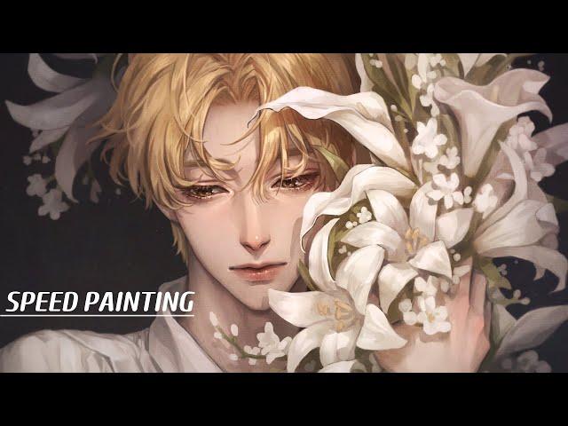 꽃다발 Bouquet [Speed Painting / Clip Studio]