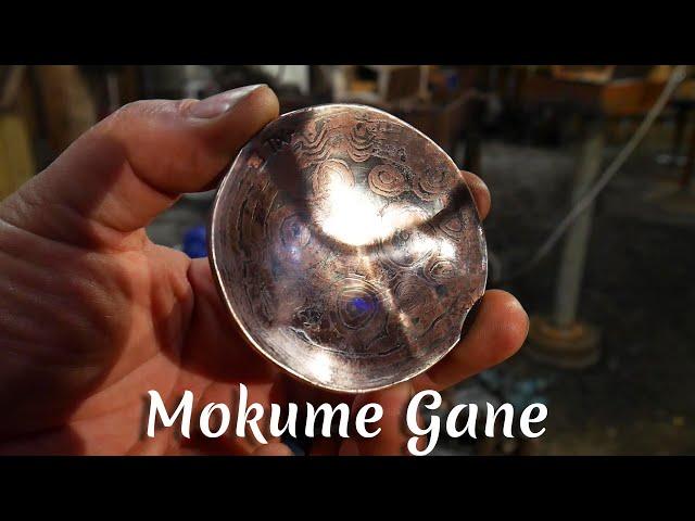 Forging Quarter Mokume Gane Forging with New Air Assist Treadle Hammer