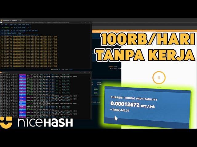 Punya PC? Jadikan Mesin Cuan Aja | CPU & GPU Mining NiceHash - Pemula Pasti Bisa!