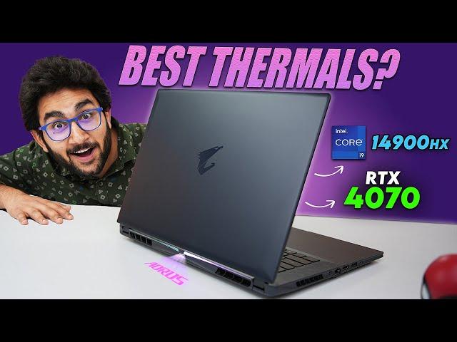 i9-14900HX + RTX 4070 in Action - Aorus 16X Gaming Laptop