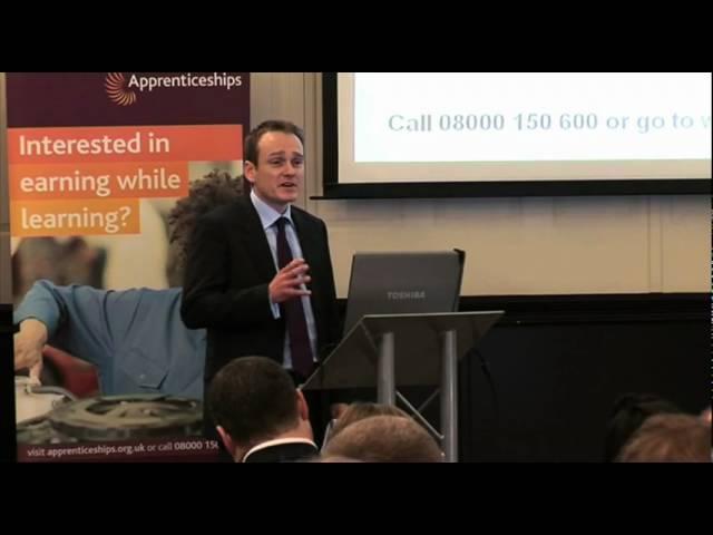 TheBusinessDesk.com - Apprenticeships Seminar: Anthony Knowles, Apprenticeships