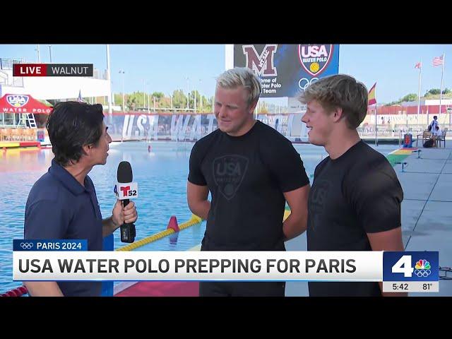 USA men's water polo team making final push before Paris Olympics