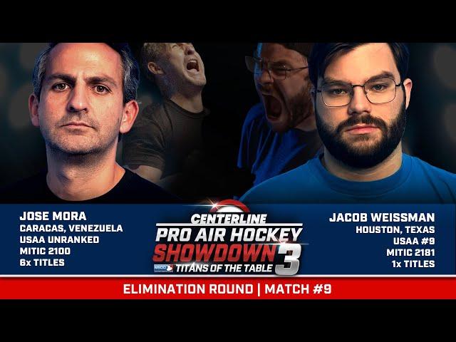 Pro Air Hockey Showdown #3 - Match 9 - Jacob Weissman vs Jose Mora