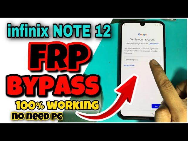 infinix NOTE 12 frp bypass | google account bypass no need pc 100% ok