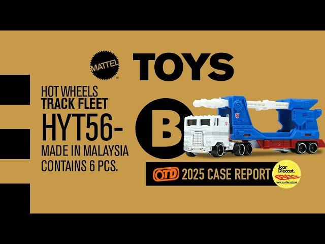 2025 Hot Wheels Track Fleet B case unboxing presented by Jcar Diecast