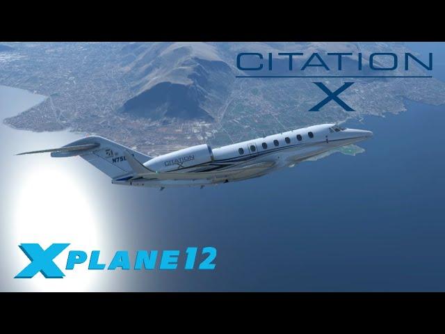 [X-Plane 12] Cessna Citation X | Part 1 - FMC Setup, Take-off & Initial Climb Tutorial