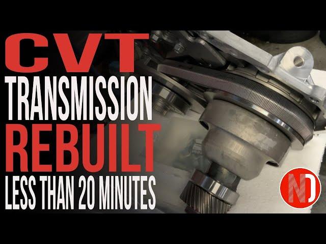 CVT Transmission Rebuild in Less Than 20 Minutes - Nissan NV200 | Nissan Doctor