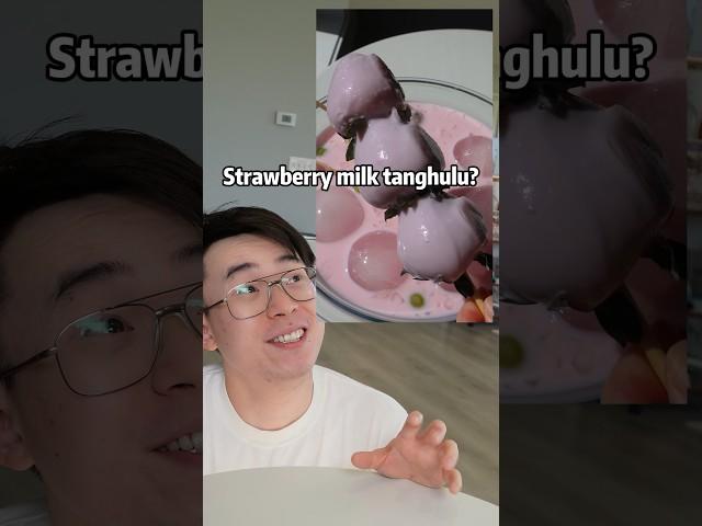 Strawberry milk ice tanghulu 