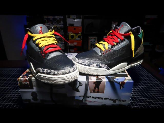 JORDAN 3 "ANIMAL INSTINCT 2.O" LACE SWAP & REVIEW | Are These Slept On?
