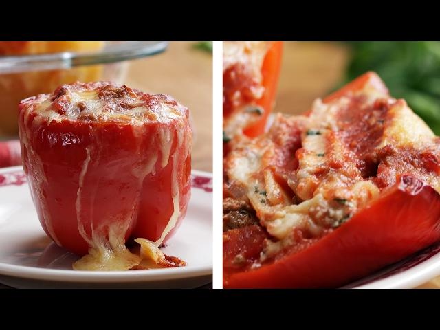 Lasagna-Stuffed Peppers