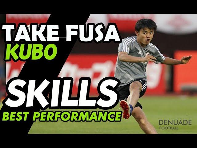 TAKE FUSA KUBO SKILLS BEST YOUNG PLAYER FOOTBALL FROM JAPAN [SKILLS GACOR KUBO SI MESSI DARI JEPANG]