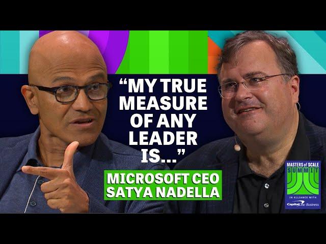 Microsoft CEO Satya Nadella on AI, the metaverse & remote work | Masters of Scale Summit 2022