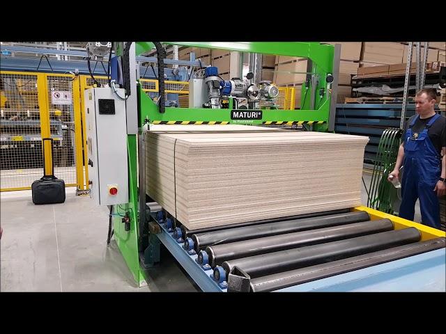 Plasticband Maturi Auto-Strapper - Plywood Sheets