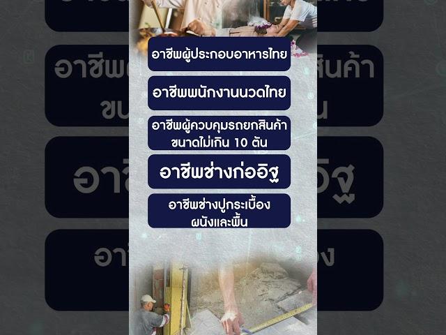 ผ่านทดสอบมาตรฐานฝีมือแรงงานแห่งชาติ 20 อาชีพนี้ ขอรับคุณวุฒิวิชาชีพได้เลย